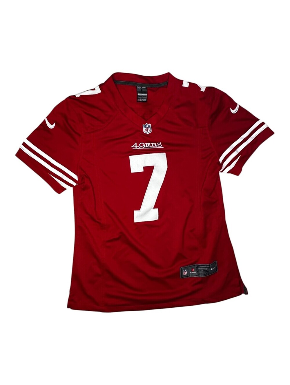 Nike San Francisco 49ers #7 Kaepernick Kids' NFL Jersey Red White Size S